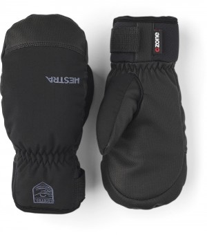 Kids' Hestra Ferox Primaloft Mitt Mittens Gloves Black | PURSXT864