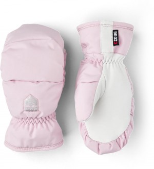 Kids' Hestra Foss Jr. Mitt Mittens Gloves Pink | AKZVTN381