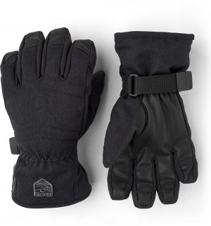 Kids' Hestra GORE-TEX Atlas Jr. Finger Gloves Black | BAEWSU824