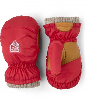 Kids' Hestra My First Hestra Mitt Mittens Gloves Light Red | WSDGLO260