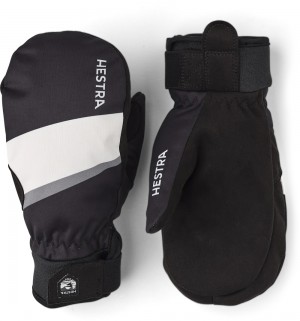 Kids' Hestra Tracker Mitt Mittens Gloves Black | BIENXR740