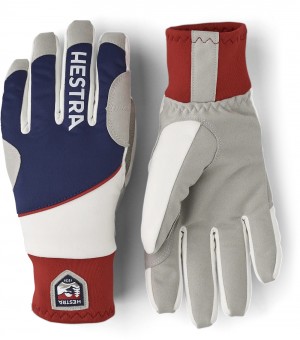 Men's Hestra Comfort Tracker Cross Country Gloves Navy/Ivory | CJPUMI946