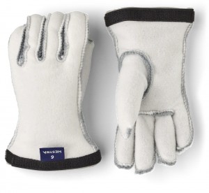 Men's Hestra Heli Ski Jr. Liner 5-finger Liners & Inner Gloves White | WOGZEU941