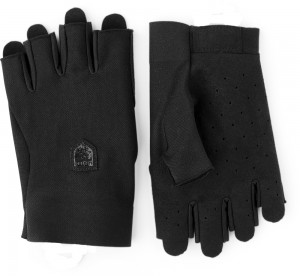 Men's Hestra Ventair Short 5-finger Bike & Mtb Gloves Black | YOHASZ367