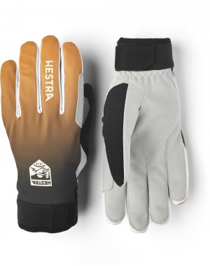 Men's Hestra XC Pace Cross Country Gloves Orange | YJFXPR589