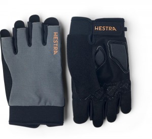 Women's Hestra Bike Guard Short 5-finger Bike & Mtb Gloves Charcoal | JLOWRE214