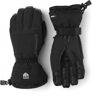 Women's Hestra CZone Pointer Ski Gloves Black | MNBHZJ849