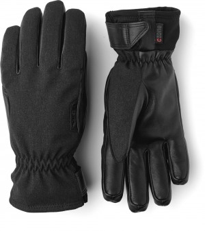 Women's Hestra CZone Primaloft Inverno Ski Gloves Black | SVTWCI293