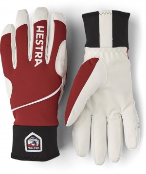 Women's Hestra Comfort Tracker Cross Country Ski Gloves Red | OIVLWN719