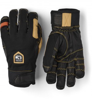 Women's Hestra Ergo Grip CZone Tactility Waterproof Gloves Black | HZICNQ534