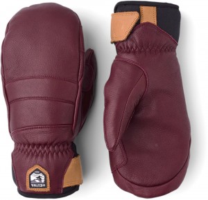 Women's Hestra Fall Line Mitt Ski Gloves Bordeaux | BDFRCZ128