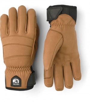 Women's Hestra Fall Line Ski Gloves Cork | AMRZLE789