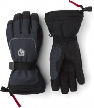 Women's Hestra Gauntlet Sr. Ski Gloves Dark Navy | RSVYAI045