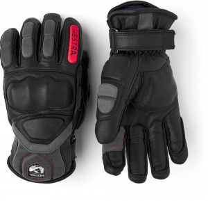 Women's Hestra Impact Racing Sr. Ski Gloves Black | NBLGPF839