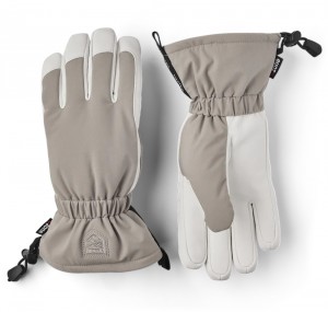 Women's Hestra Mist Ski Gloves Beige | QURFKW092