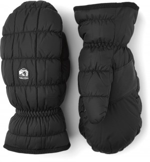 Women's Hestra Moon Mitt Ski Gloves Black | ZEMGRH168