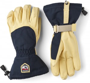 Women's Hestra Narvik Ecocuir Ski Gloves Navy | MHDJCX604