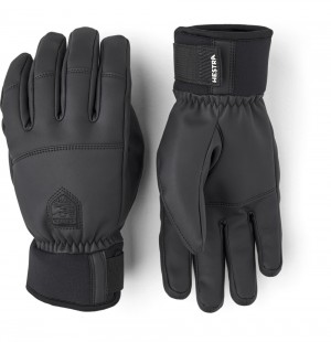 Women's Hestra Orbit 5-finger Ski Gloves Black | HZCJXV071