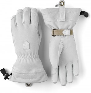 Women's Hestra Patrol Gauntlet Ski Gloves Grey | QTGIHU856