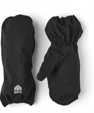 Women's Hestra Seam Sealed Mitt Outdoor & Hiking Gloves Black | VBKFTY576