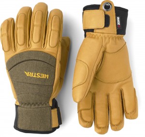 Women's Hestra Vertical Cut Czone Waterproof Gloves Olive/Tan | PSCZWB621