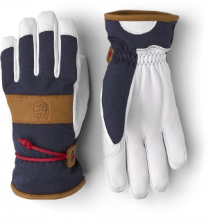 Women's Hestra Voss CZone Ski Gloves Navy | DCKUOI142