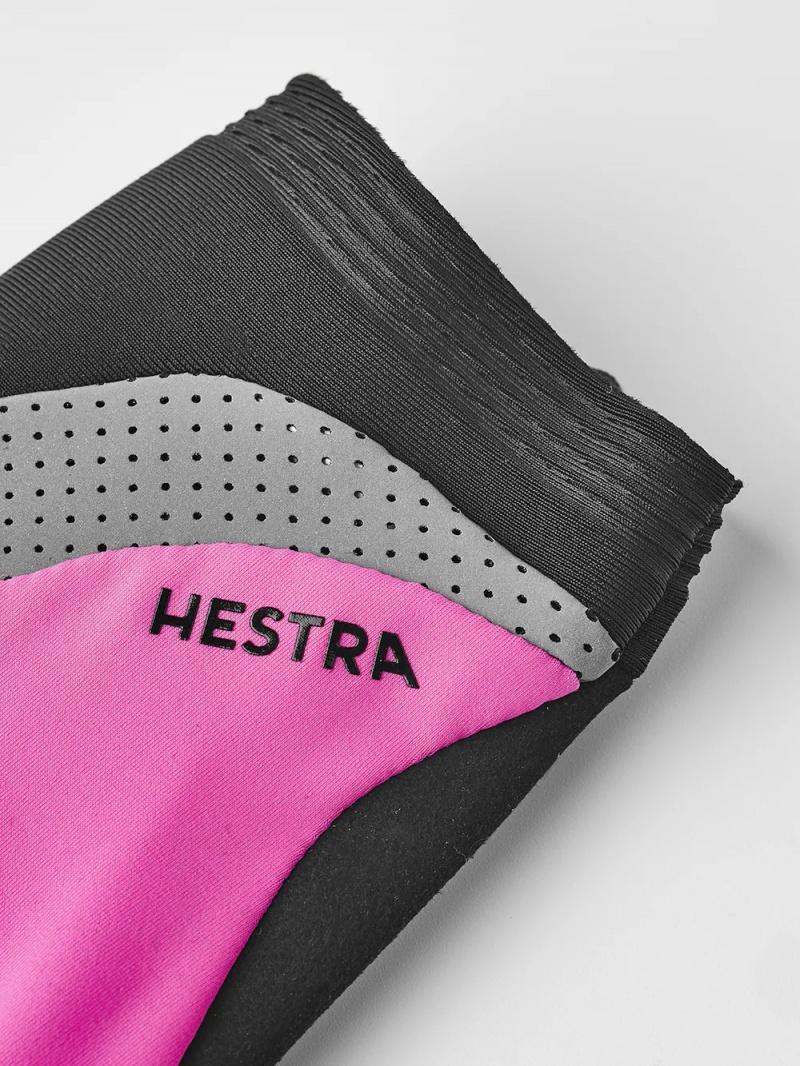 Men's Hestra Apex Reflective Short 5-finger Bike & Mtb Gloves Cerice | ORWTKM032