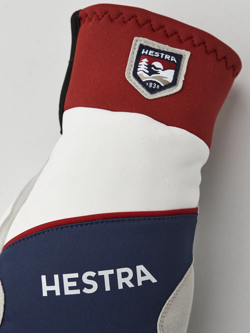 Men's Hestra Comfort Tracker Mitt Cross Country Gloves Navy/Ivory | WBQXJS201