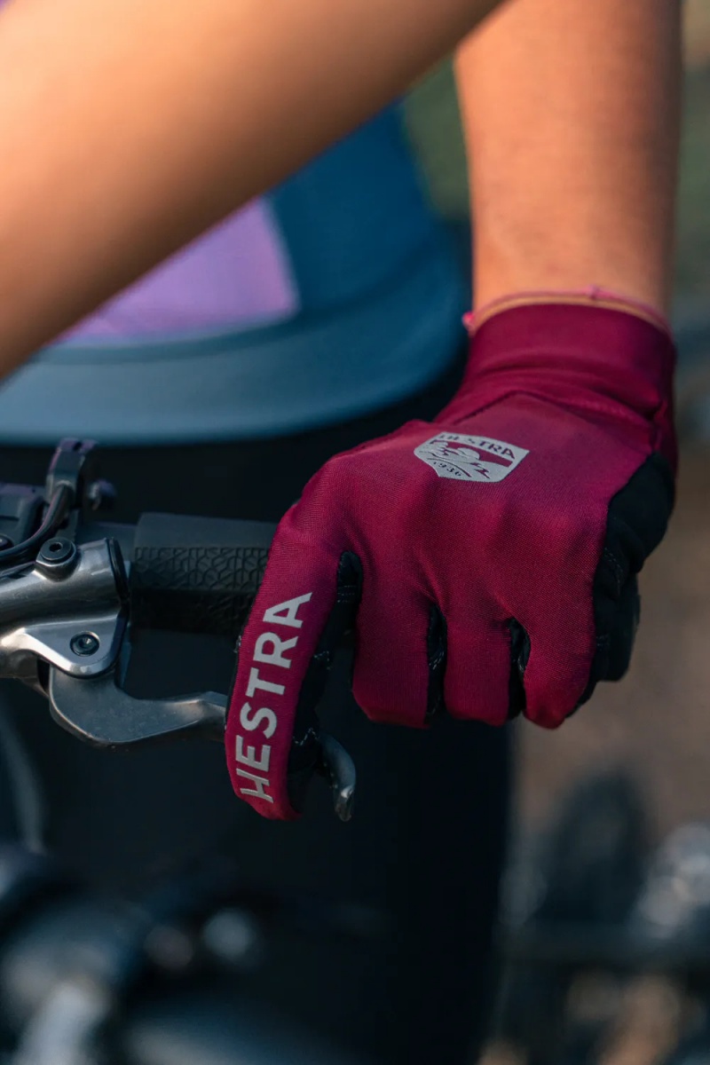 Men's Hestra Ergo Grip Race Cut Bike & Mtb Gloves Bordeaux | BGDXVL694