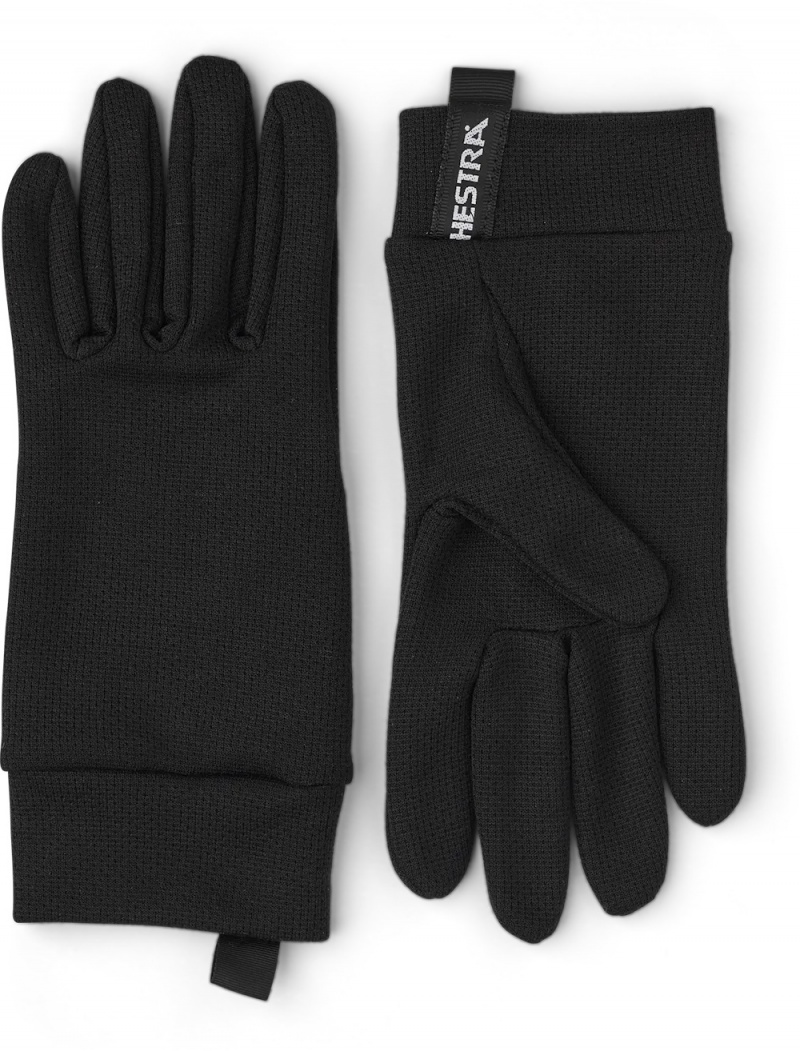 Men\'s Hestra Multi Active Liners & Inner Gloves Charcoal | IPCKYM915