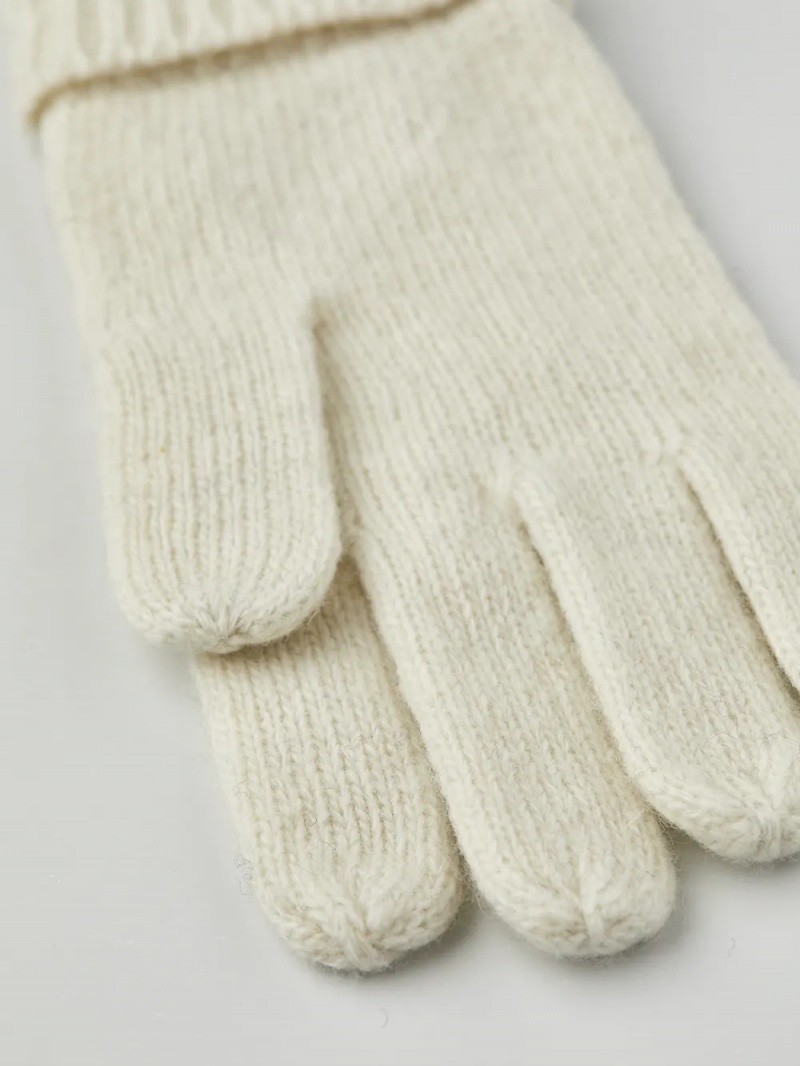 Men's Hestra Pancho Liner 5-finger Liners & Inner Gloves White | XAOKQH285