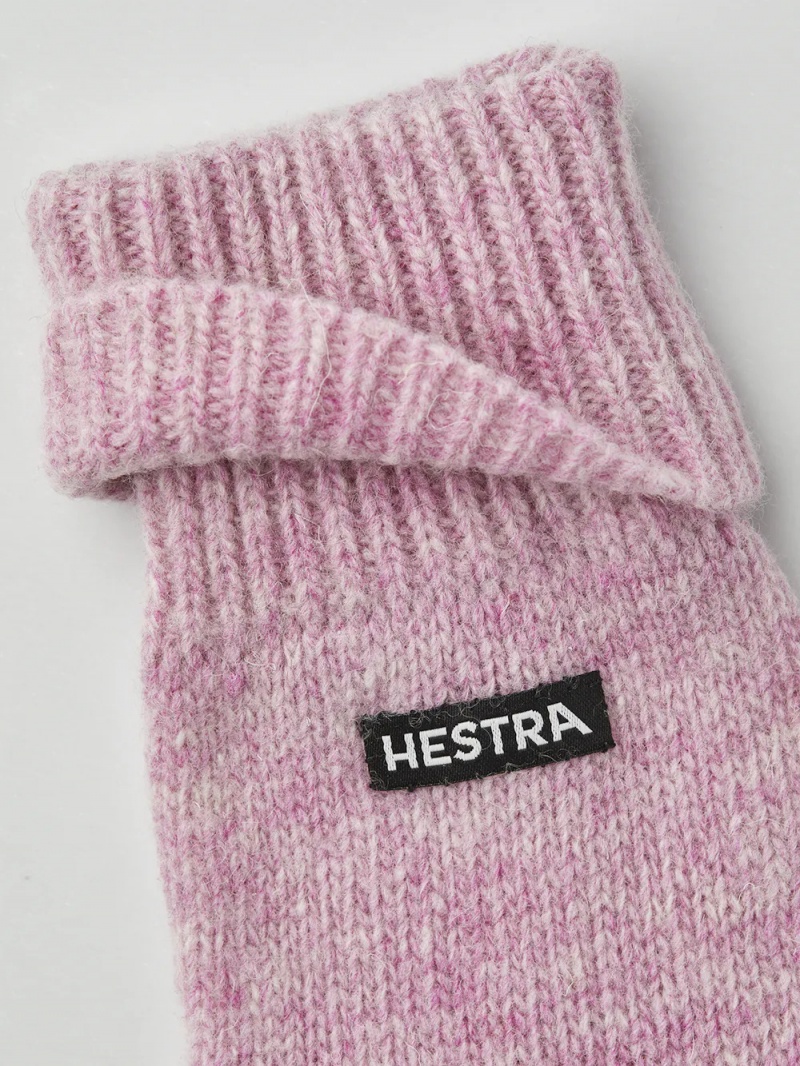 Men's Hestra Pancho Liner 5-finger Liners & Inner Gloves Pink | ZLNJIQ134