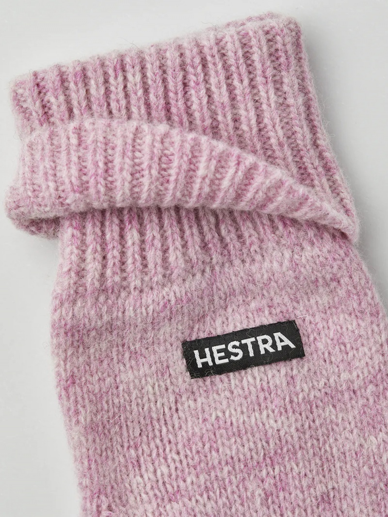 Men's Hestra Pancho Liner Mitt Liners & Inner Gloves Pink | HRNKUW154