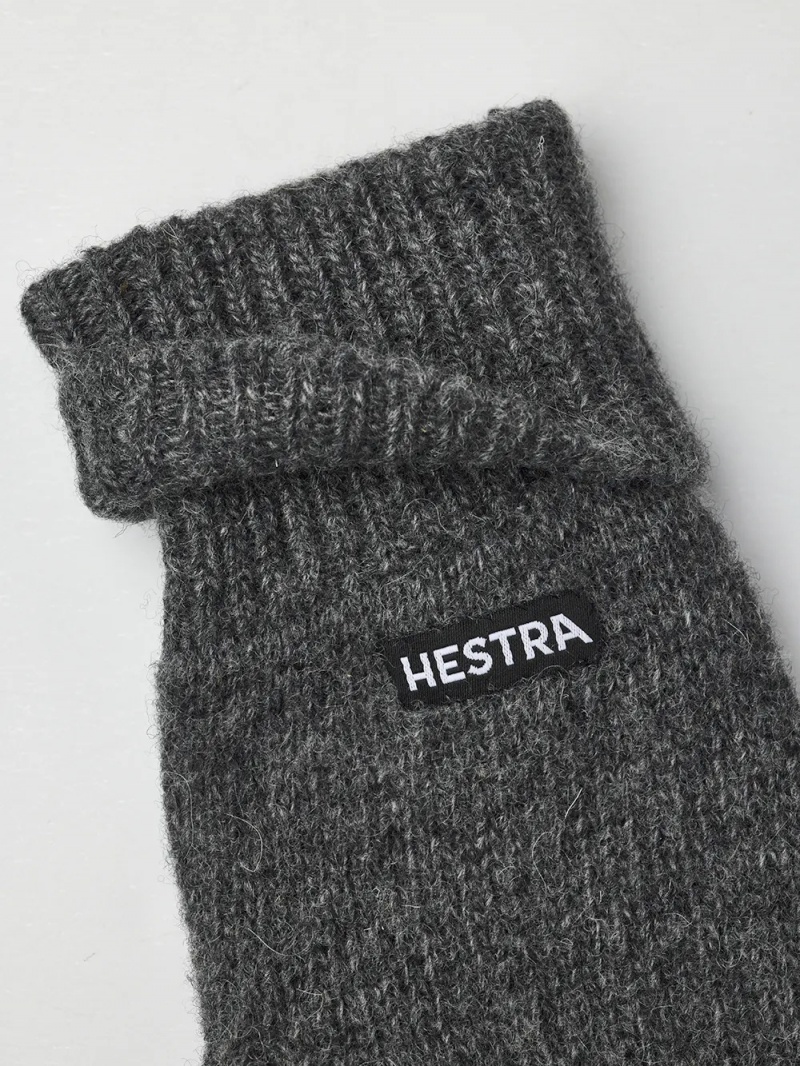 Men's Hestra Pancho Liner Mitt Liners & Inner Gloves Grey | HRJGYO569