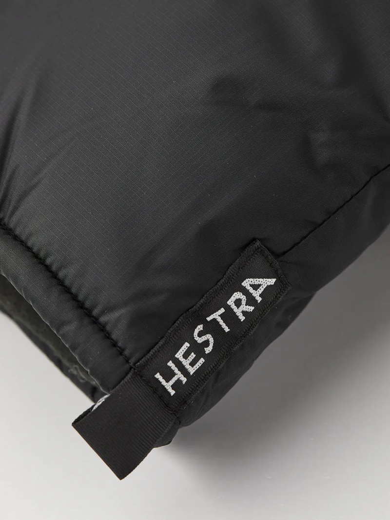 Men's Hestra Primaloft Extreme Liner Mitt Liners & Inner Gloves Black | QGEDTR731