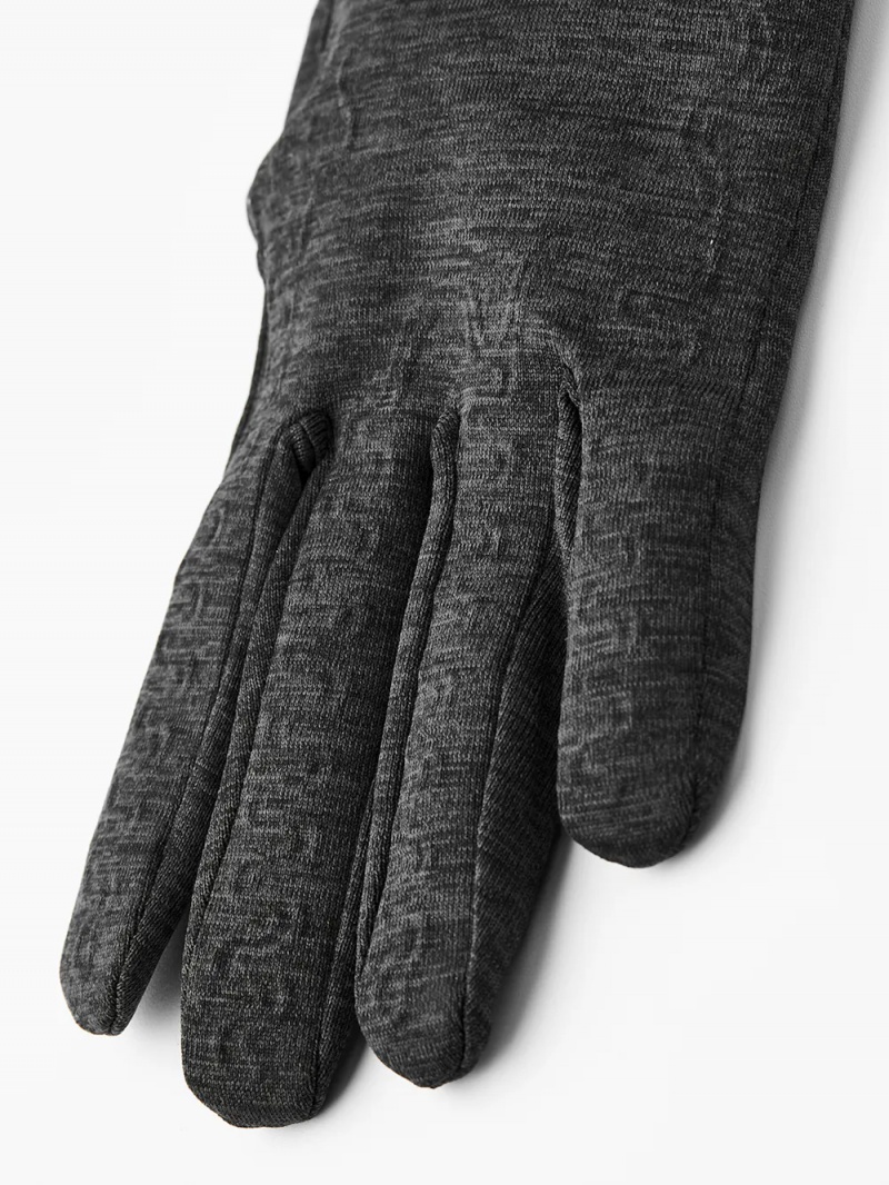 Men's Hestra Tactility Heat Liner Liners & Inner Gloves Charcoal | FLXGCO534