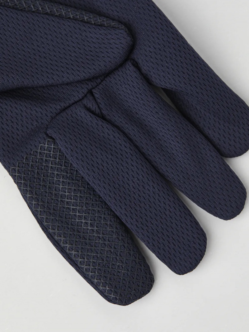 Men's Hestra Touch Point Dry Wool Liners & Inner Gloves Navy | FELHOB492