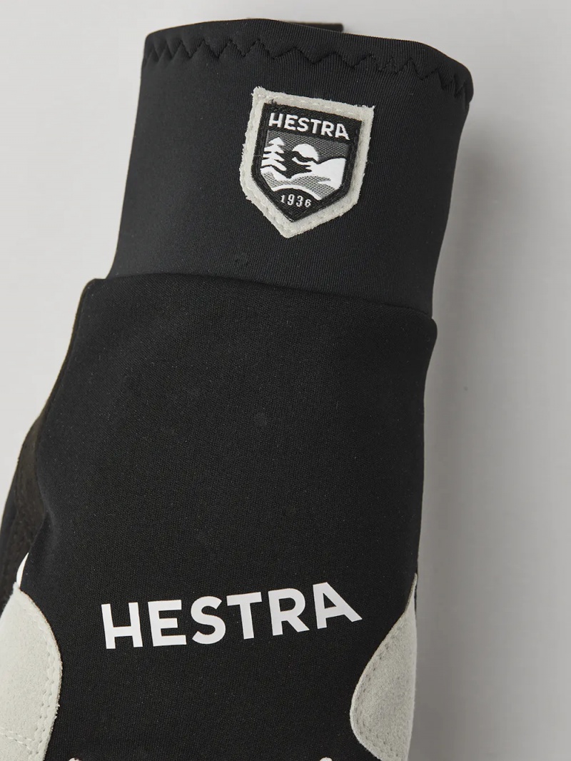 Men's Hestra Windstopper Race Tracker Cross Country Gloves Black | CBKTPZ380