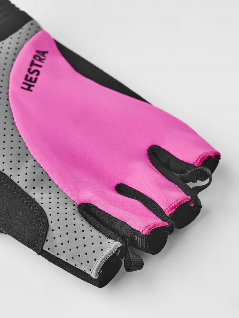 Women's Hestra Apex Reflective Short 5-finger Bike & Mtb Gloves Cerice | WTEYQP910