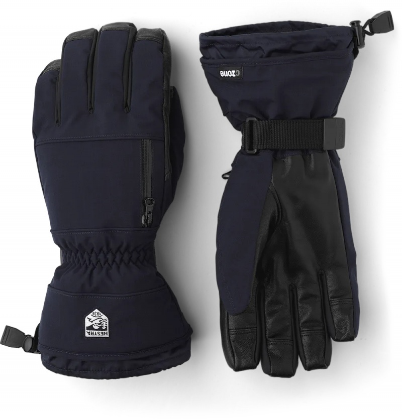 Women\'s Hestra CZone Pointer Waterproof Gloves Navy | ASTBZP381