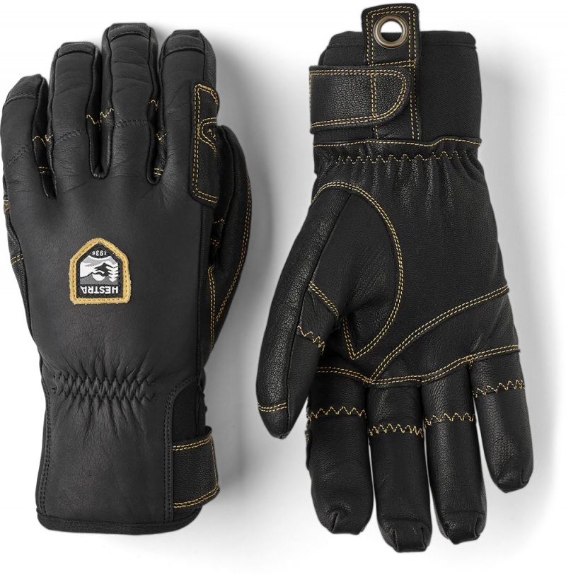 Women\'s Hestra Ergo Grip Incline Ski Gloves Black | PNYLFK480