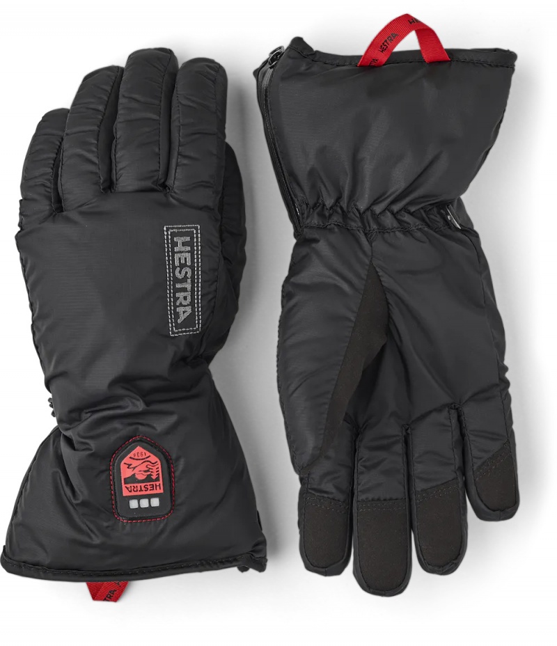 Women\'s Hestra Heated Liner Liners & Inner Gloves Black | AYPFVZ302