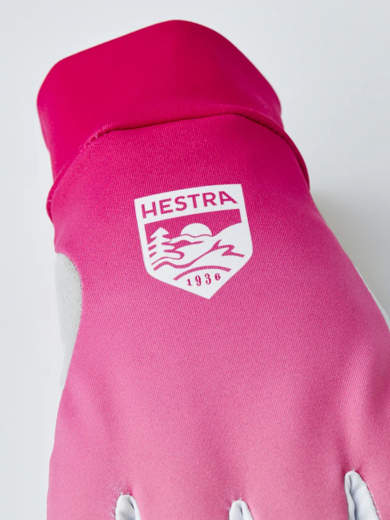 Women's Hestra Infinium Momentum Cross Country Ski Gloves Fuchsia | DIRTVE809