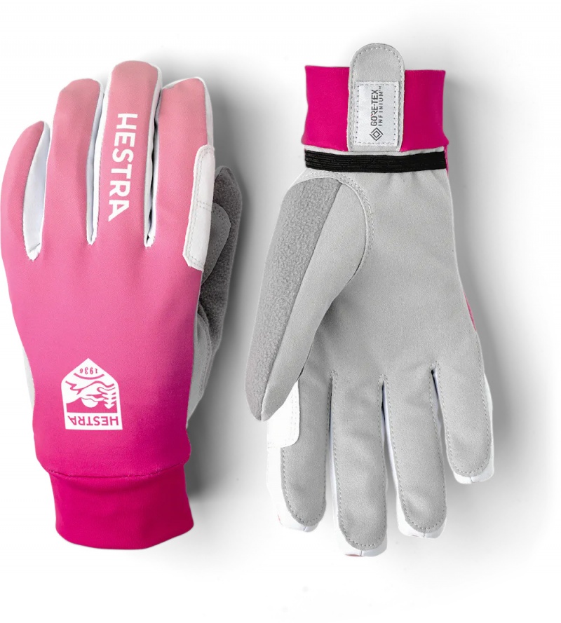 Women\'s Hestra Infinium Momentum Cross Country Ski Gloves Fuchsia | DIRTVE809