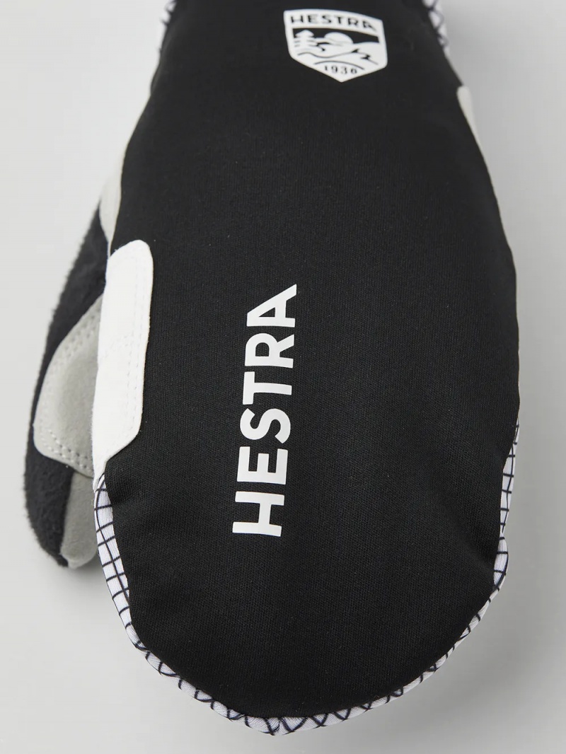 Women's Hestra W.S. Breeze Mitt Cross Country Ski Gloves Black | JQANPT287