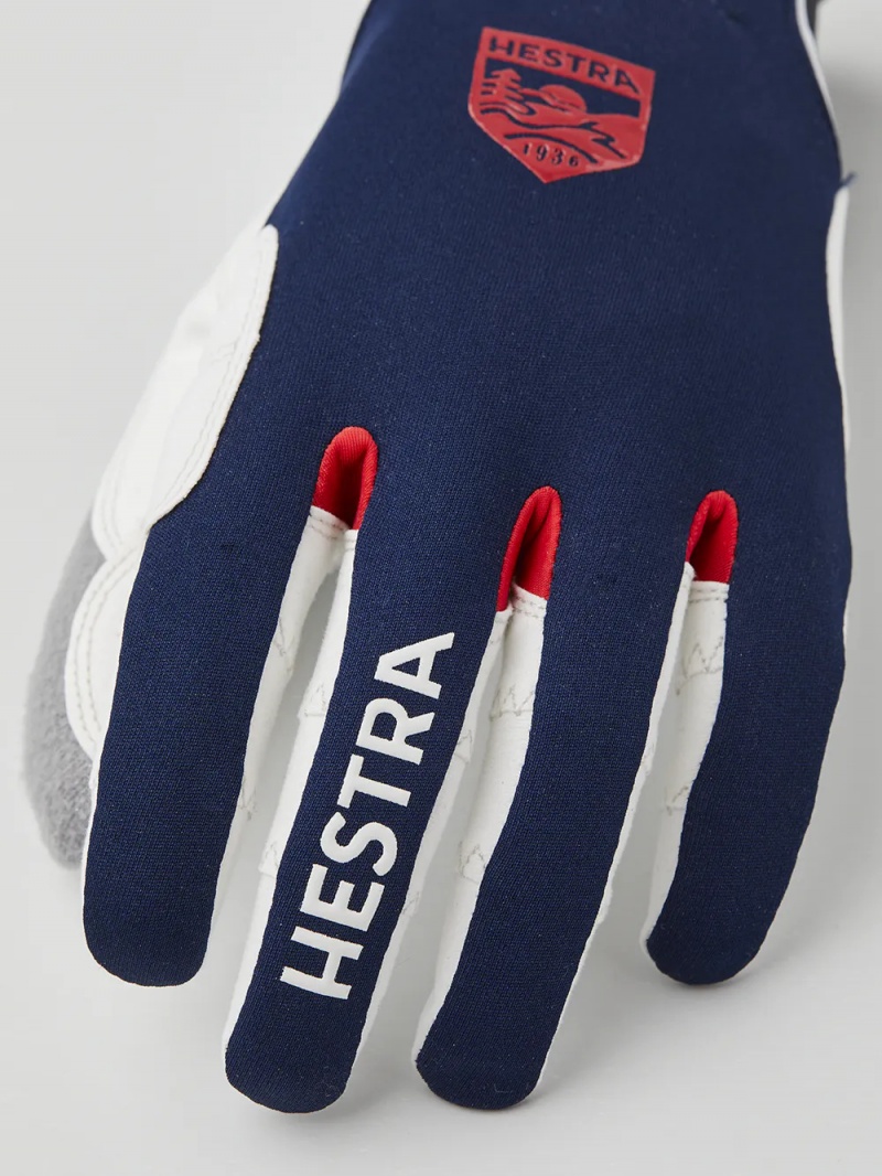 Women's Hestra XC Ergo Grip Cross Country Ski Gloves Navy | PSAZLN160